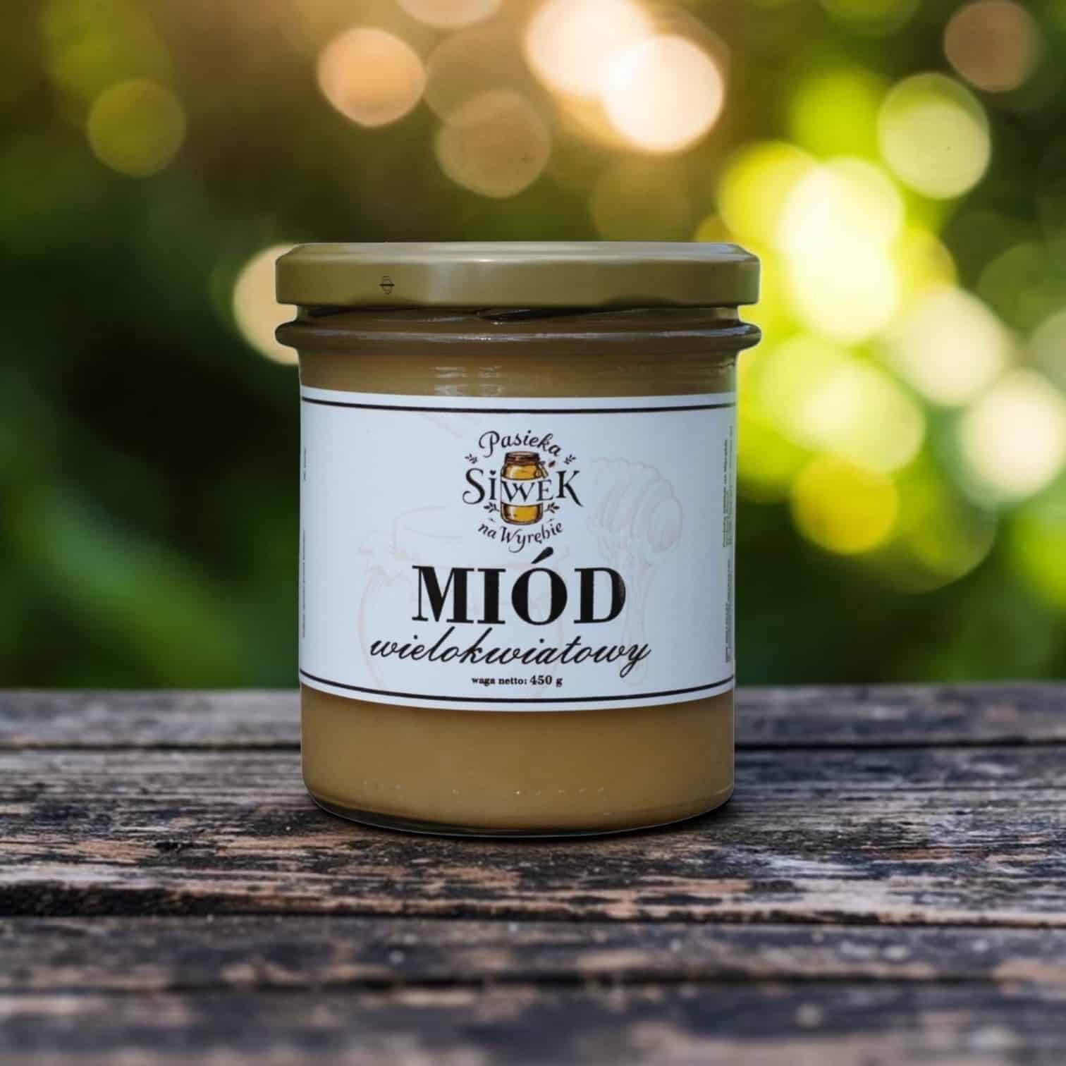 Miód Wielokwiatowy 450 g